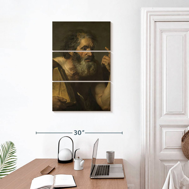Leisha Ancient Philosopher, 32" H x 20" W