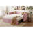 Twin Size Velvet Upholstered Daybed With Pop Up Trundle, Pink-1060409709