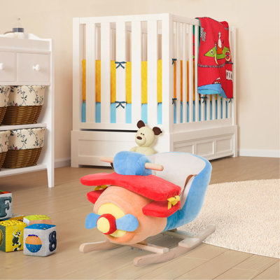 Chaise à bascule en bois pour enfant Qaba Kids