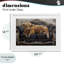Cozy Couch Highland Cow, reproduction encadrée sous verre, conception de Tina LeCour-1872958037-1872958038