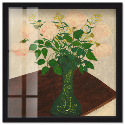 Table inclinée, impression botanique par Shadowbox