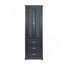 Grande armoire de rangement avec trois tiroirs pour la salle de bain / bureau-2117583841