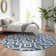Premium Machine Washable Cerrito Navy Rug