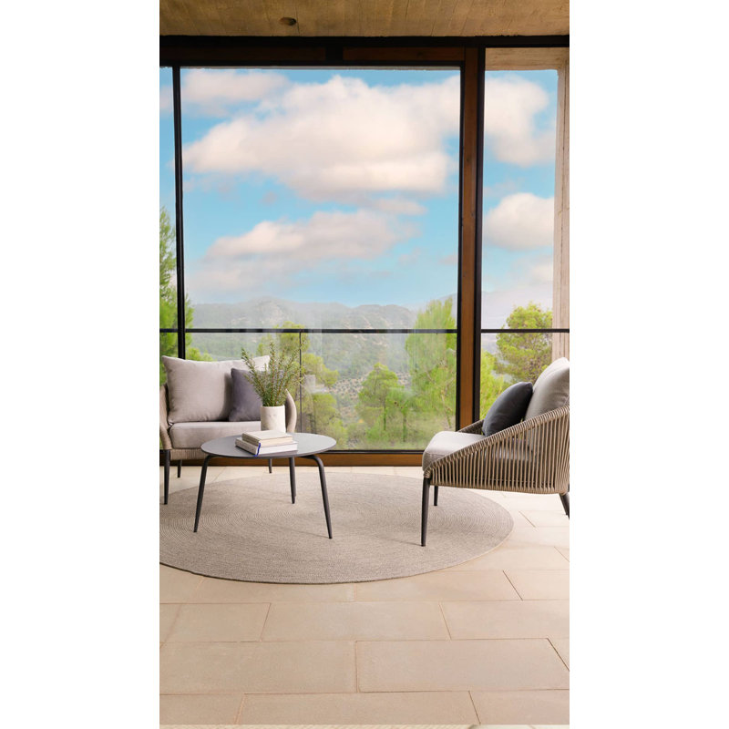 Rodona Outdoor Dining Side Chair, Canvas Taupe Sunbrella® Canvas