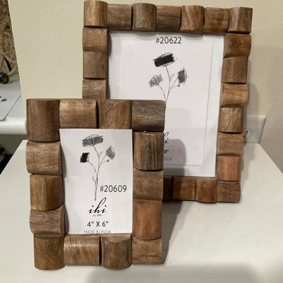 Garla Brown Wood Picture Frame