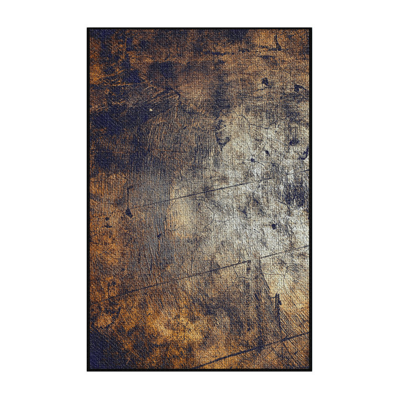 Tapis brun à texture de bois Close up, Rectangle 3 pi x 5 pi