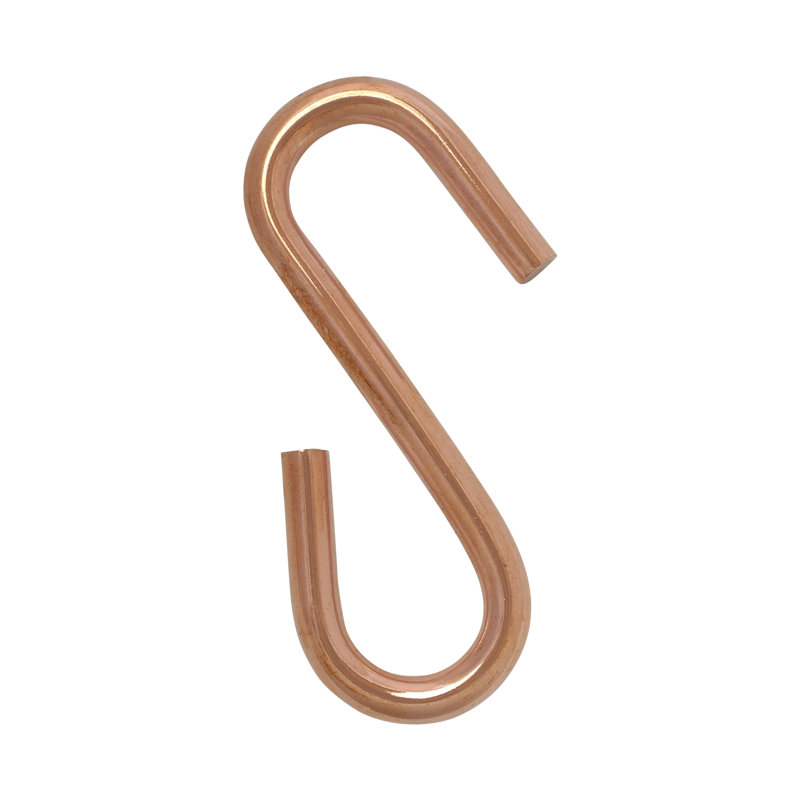 Crochet standard en acier inoxydable, H 2,95 po x l 1,46 po x P 0,24 po, Cuivre
