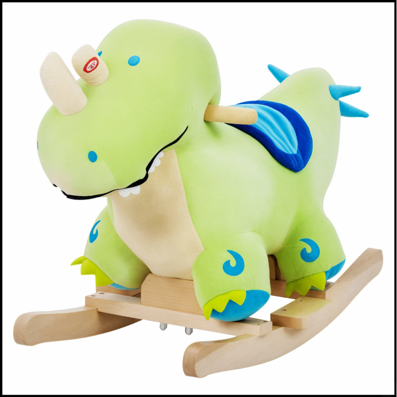 Dinosaur Rocker, cheval à bascule pour enfants avec des sons réalistes et un design moelleux pour un jeu imaginatif et confortable
