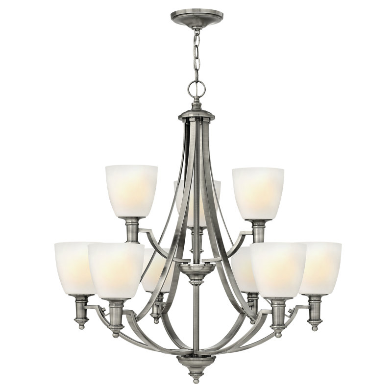 Bellefontaine 9 - Light Shaded Chandelier