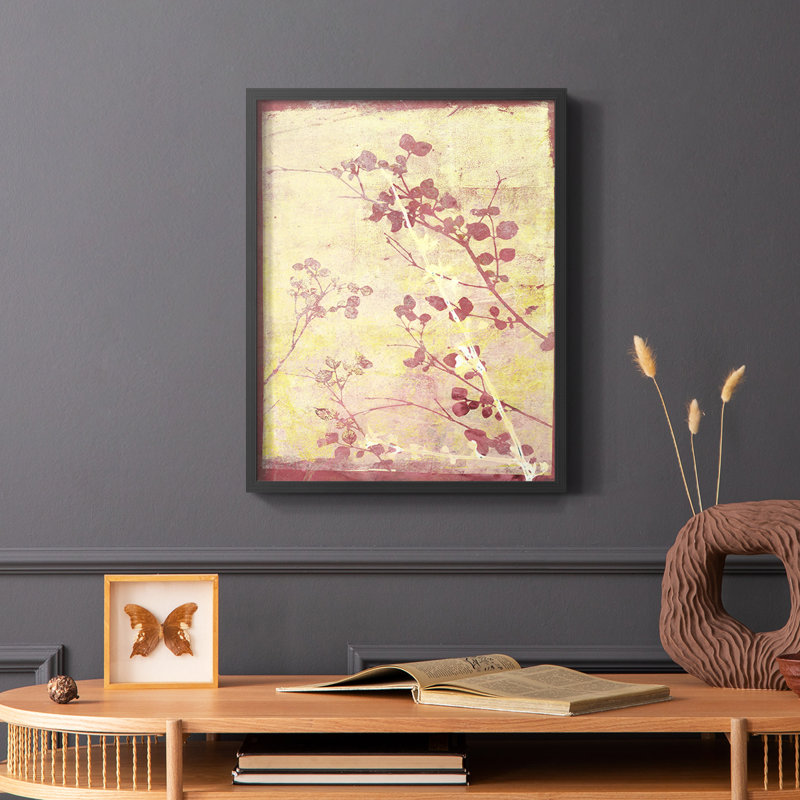 Reproduction encadrée en V sans cadre - bois massif, Noir, H 10 po x l 8 po