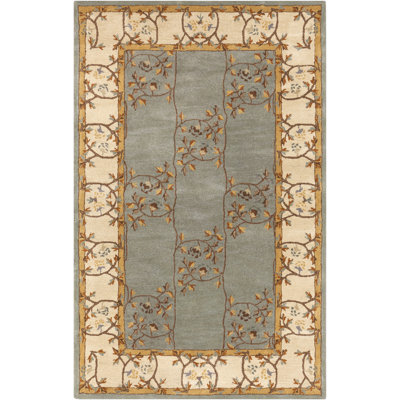 Arnedra Hand Tufted Wool Oriental Indoor Rug
