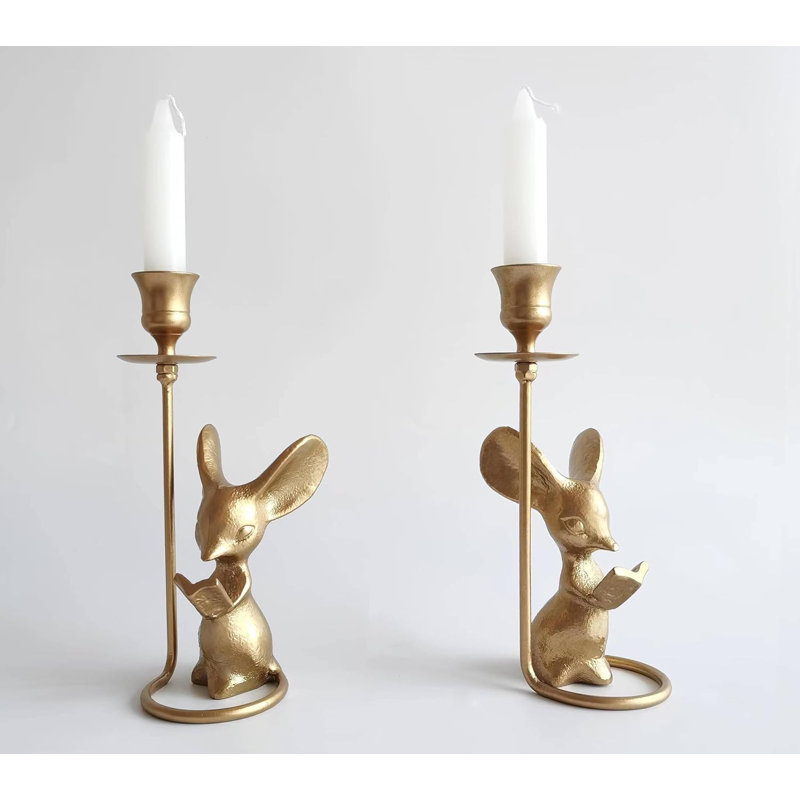 Creative Mouse Taper Candle Holders
