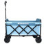 Chariot utilitaire pliable léger - capacité de 360 lb avec roues pivotantes à 360 °, poignée à rebond automatique réglable et porte-gobelets pour le camping, l'épicerie, le jardin et les sports-121226201