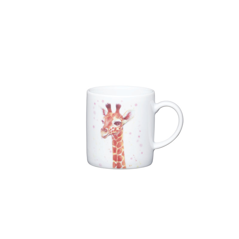 KitchenCraft 80ml Porcelain Giraffe Espresso Cups