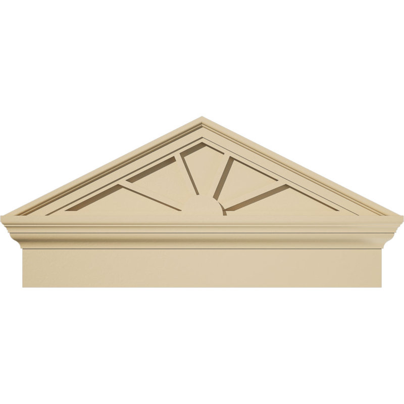 Fronton en uréthane Signature, 30 po x 14,375 po x 2,75 po, Combinaison, 4 rayons
