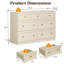Commode 7 tiroirs pour chambre à coucher-1990267336