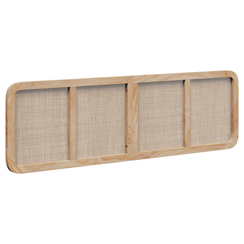 Solid Wood Headboard, Super King (6'), Natural