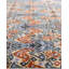 Tapis unique noué à la main gris de 9 pi 0 po x 11 pi 7 po Makenley