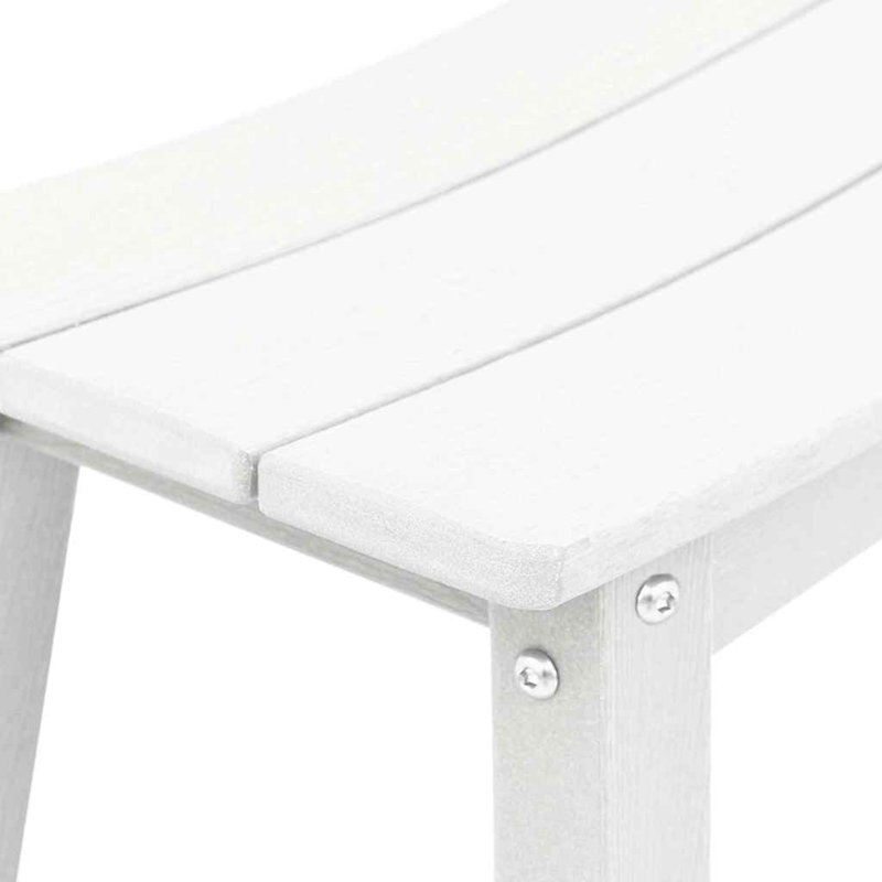 Vidaxl Garden Bar Set 6 Pcs HDPE, White