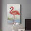 Flamant II - peinture sur toile tendue-1694165109