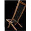 Chaise pliante en bois