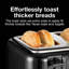 Proctor Silex 4-Slice Toaster, Black, Extra-Wide Slot Toaster with Cool-Touch Walls, Shade Selector, Toast Boost, Auto Shutoff, Cancel Button, 24215G