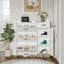 Range-chaussures avec 4 portes et 1 tiroir, grand espace de rangement