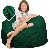 Hunter Green Suede