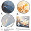 Sripes symétriques orange gris II, reproduction d'art sur toile-911919456-911919469