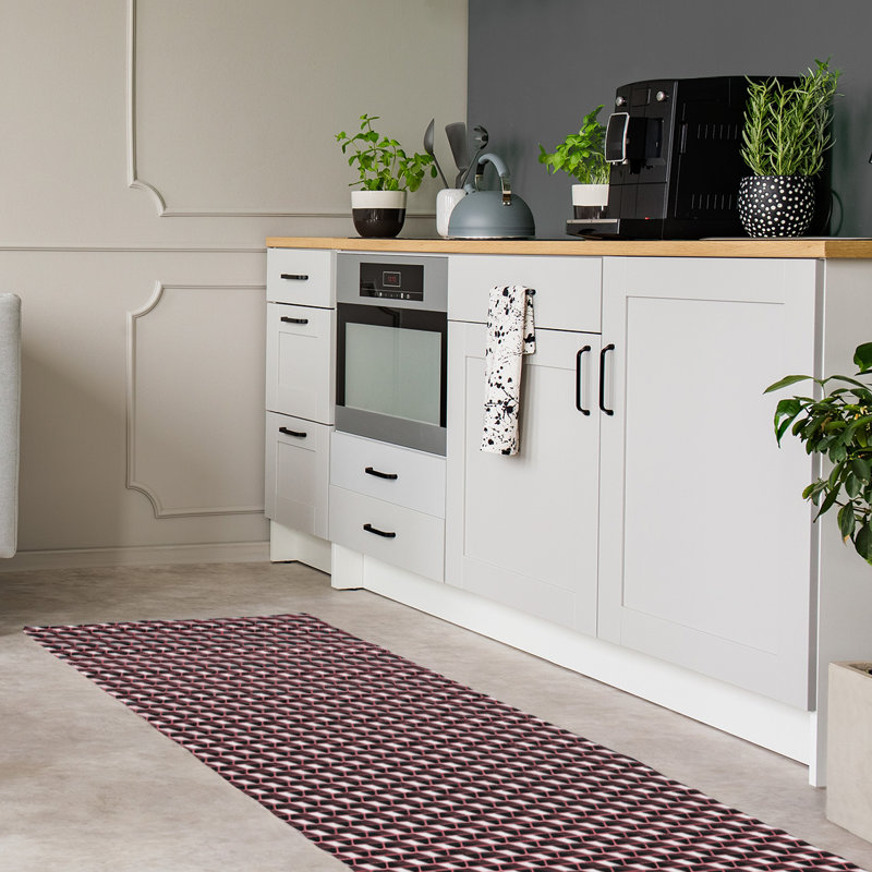 Chenille Geometric Indoor Rug, Runner 2'6" x 8'
