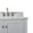 Flynt 43'' Single Bathroom Vanity with Carrara Marble Top-64627215
