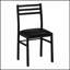 Ensemble de table de salle à manger compact 3 pièces avec abattant, idéal pour les petites cuisines et les espaces contemporains, structure en métal noir, plateau en stratifié brun-379358285-379358286
