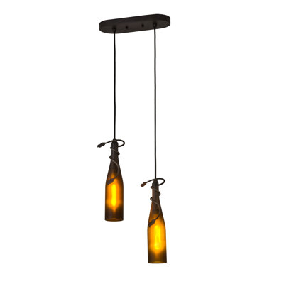 Grunwald 2 - Light Oil Rubbed Bronze Cluster Pendant