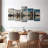 " Detroit Skyline Reflection " 5 - Pieces-376060344