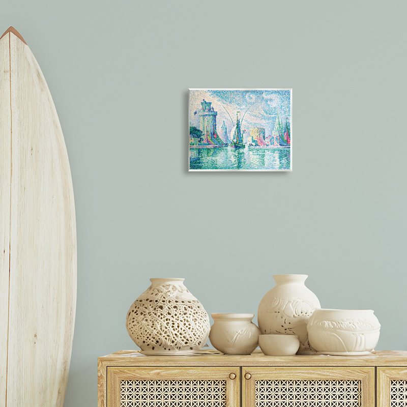 "La Rochelle", plaque d'art classique signac par one1000paintings