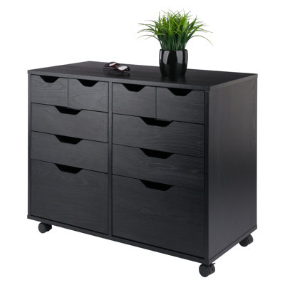 Amonie 8-Drawer Mobile Lateral Filing Cabinet by Ebern Designs