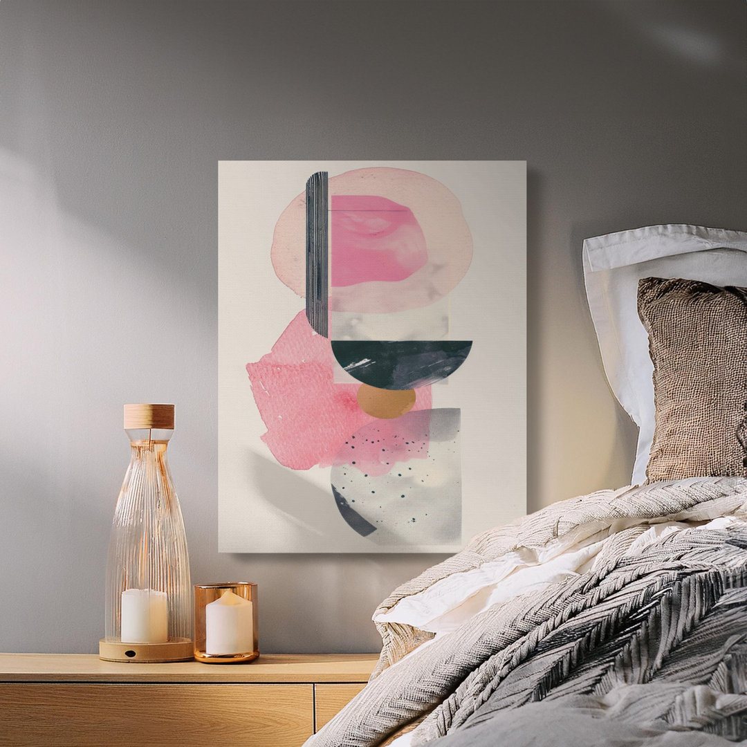 Abstract Shapes Canvas Wall Art, Modern Geometric Print, Gallery Wrapped, Ready to Hang, Home decor, Archival Quality Canvas Print