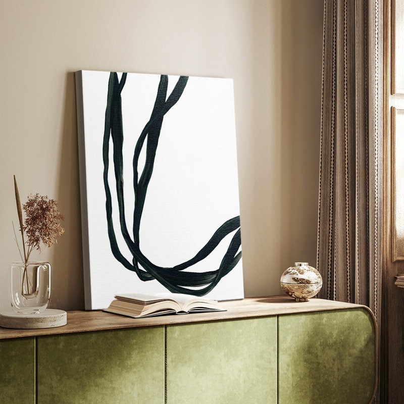 Onyx Ribbon II - galerie tendue sur mesure Cavas, H 18 po x l 12 po