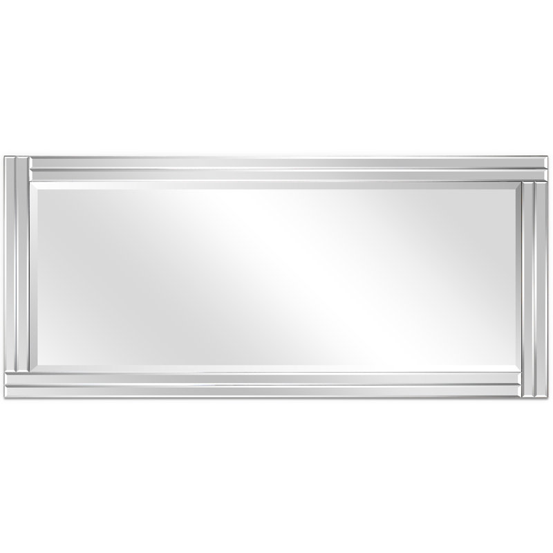 Odelia Solid Wood Rectangle Mirror, 24" x 54"