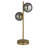 Brass And Smoke Table Lamp
