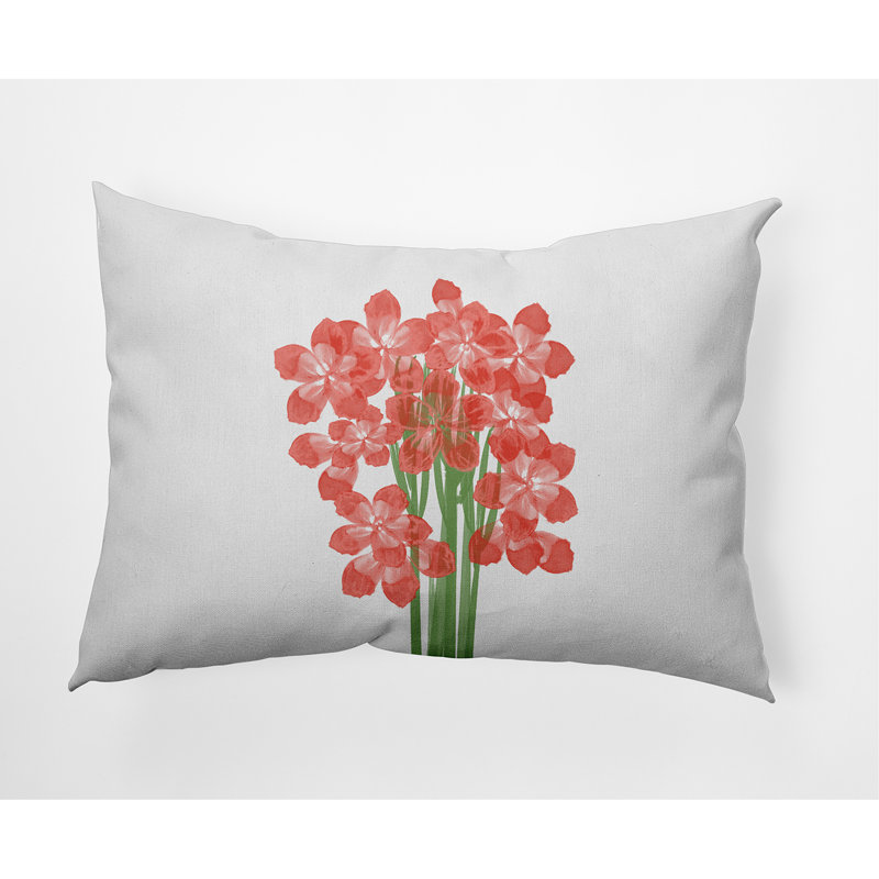 Housse et insert de coussin Flortalida, Orange