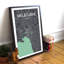 Melbourne City Map - No Frame Print-1288844465