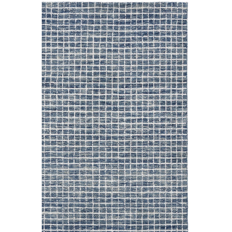 Metro 809 touffeté à la main 80% laine; Tapis géométrique 20% coton, Rectangle 6 pi 0 po x 9 pi 0 po