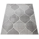Brouwer Geometric Gray Area Rug