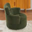 Fauteuil d'appoint pivotant à 360 ° avec appui-tête réglable pour le salon-2322449