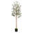 Albee Artificial Olive Tree in Pot with Realistic Leaves and Natural Trunk-1826220887