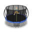 Trampoline de style roman avec barre d'équilibre et filet de clôture-98167746