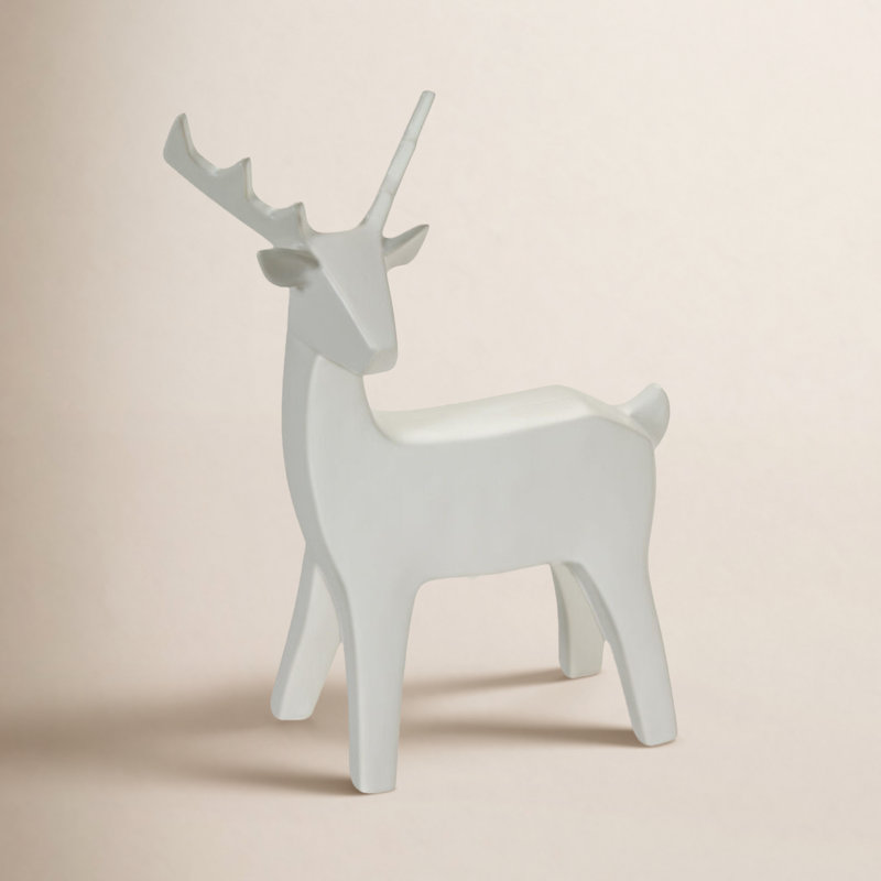 Malese Christmas Reindeer Figurines & Collectibles