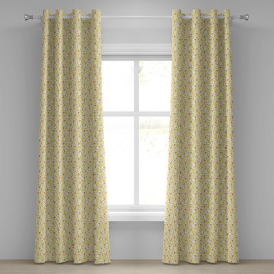 Sateen Blackout Curtains / Drapes Pair