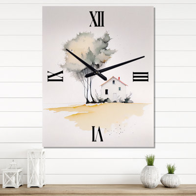 Jazmene Aluminum Wall Clock